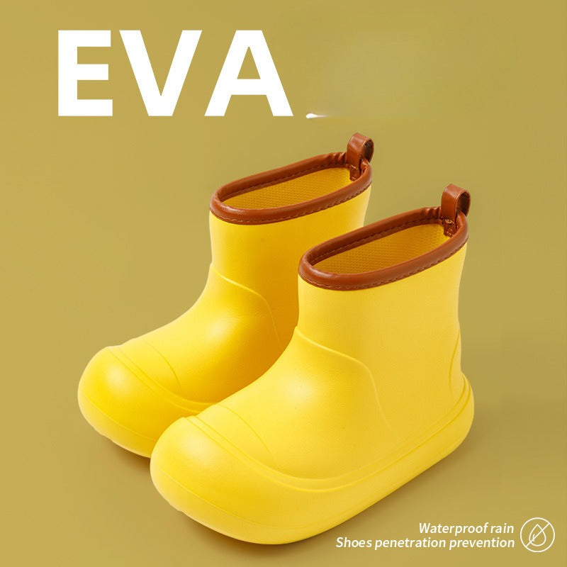 Wholesale Cute High Top EVA Rain Boots for External Wear